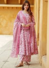 Pink Colour Rayon Printed Kurti With Pant Dupatta Wholesale In India Aaradhna 2059

